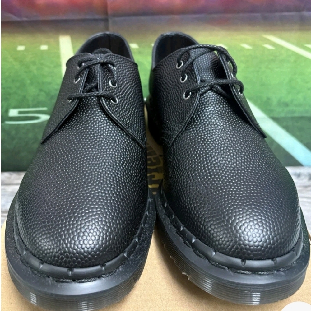 NEW Dr. Martens Black  1461 Atlas Pebble Grain Leather Oxford Men's Shoes